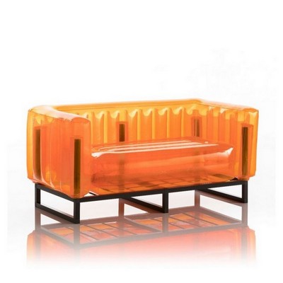 Mojow Inflatable Sofa with Metal Structure - Sofa YOMI Line - Orange